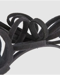Max Alexander - Felt Black Loops Fascinator