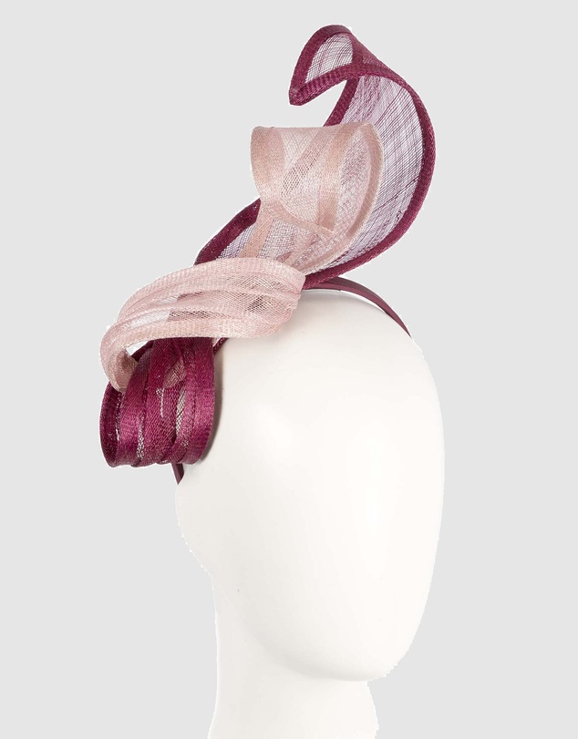 Max Alexander - Sculptured Sinamay Fascinator Headband