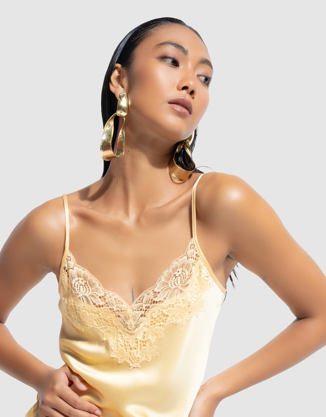 GINIA - Silk Lace Cami