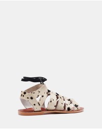 Just Because - Ishka Pony Leather Sandals