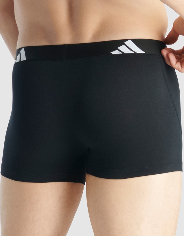 adidas Sportswear - 3 Pack Active Flex Cotton Trunk Underwear
