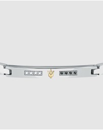 Maserati - Black and White Diamond 22cm Bracelet