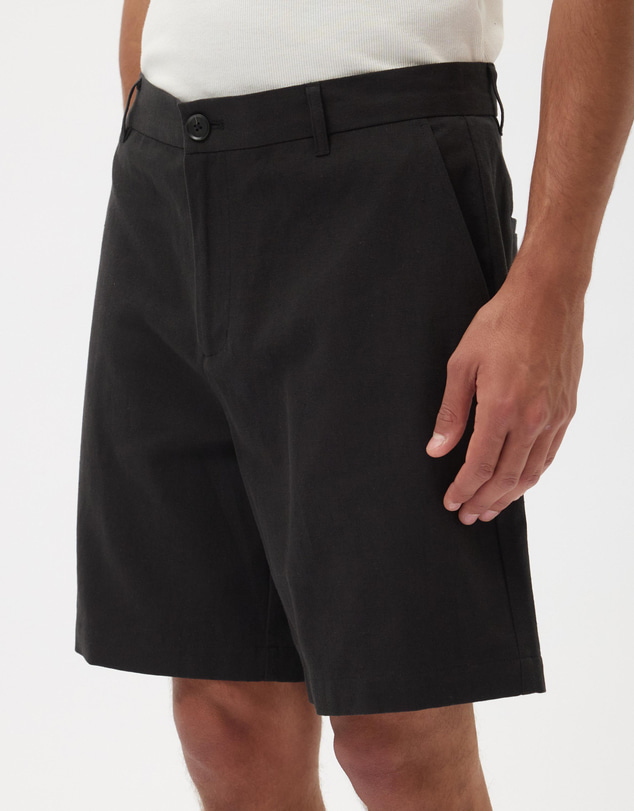 AERE - Bermuda Linen Blend Shorts