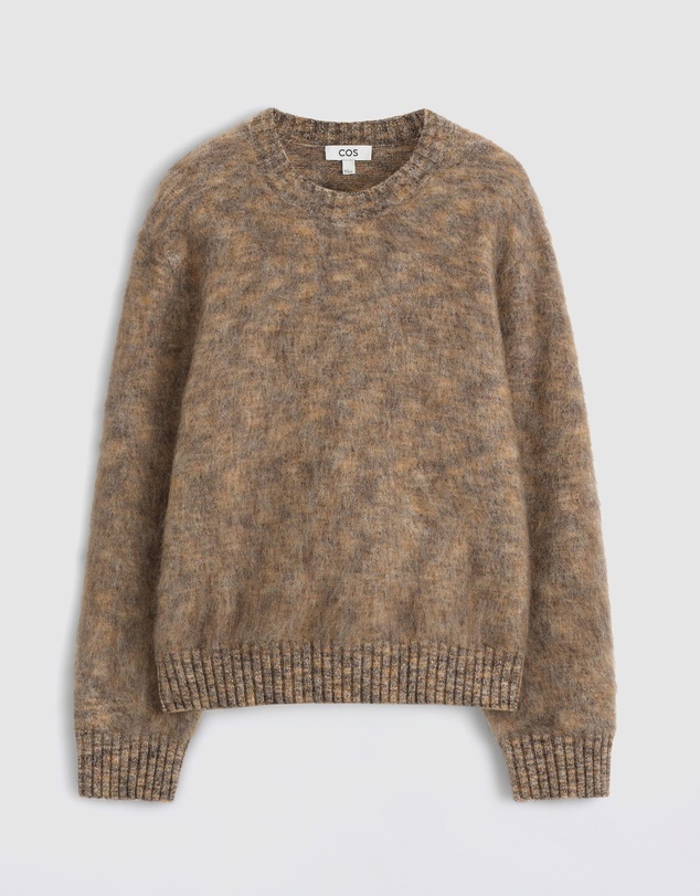 COS - Space-Dyed Mohair-Blend Crew-Neck Jumper