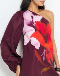 AERE - Ravenna One Shoulder Mini Dress