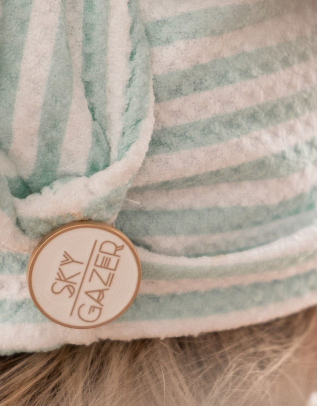 Sky Gazer - Quick Dry Hair Wrap- Duck Egg