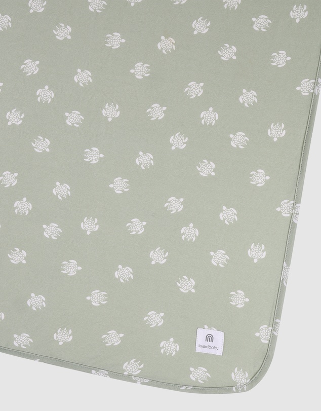 Kynd Baby - Large Stretchy Swaddle in Turtle