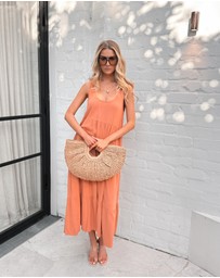 Esther & Co - Lydia Dress - Rust
