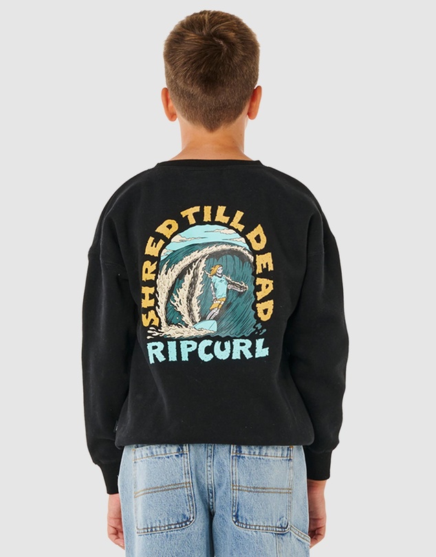 Rip Curl - Shred Till Dead Crew Sweat - Teens