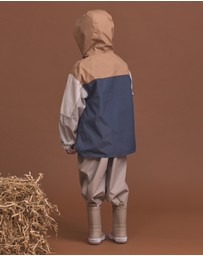 Crywolf - PACKABLE JACKET Ash Colourblock