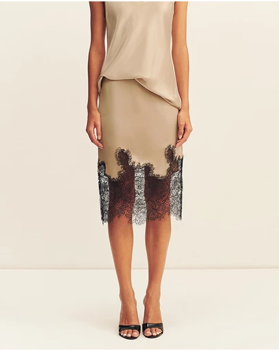 Shona Joy - Lucia Lace Midi Skirt