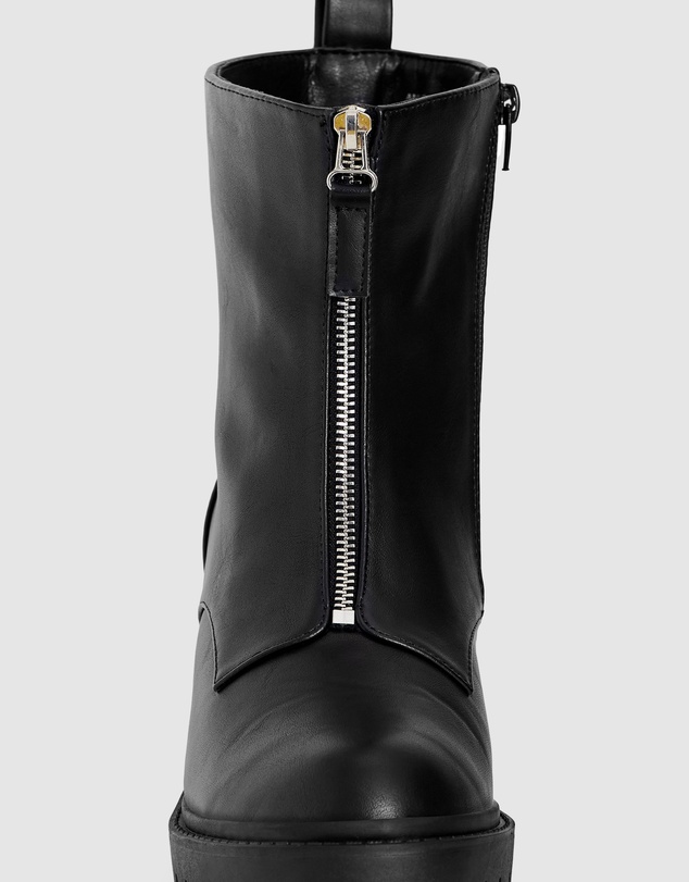 City Chic - WIDE FIT Zelda Zip Ankle Boot