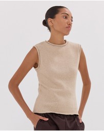 Cloth & Co. - The Rolled Edge Tank | Dune