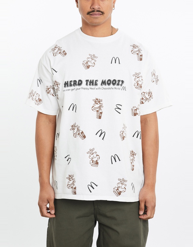 Vintage by The Real Deal - Pre Loved - Vintage 1995 McDonald's Chocolate Milk Tee