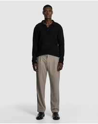 yd. - Asher Fluffy Polo Knit Jumper