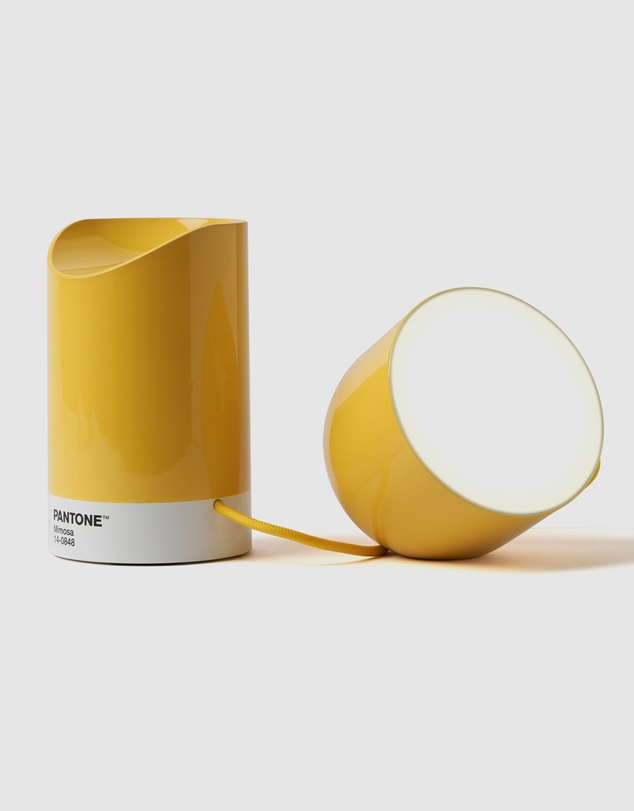 Lexon - Lexon Orbe Portable Led Lamp With Moving Head PANTONE - Yellow