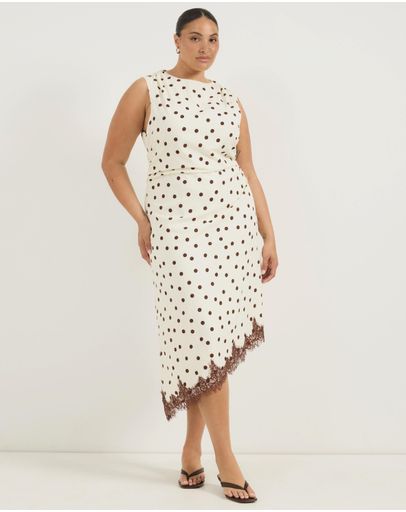 Cream & Chocolate Polka Dot