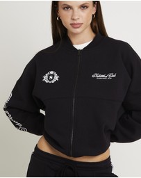 Subtitled - Subtitled Wellness Club Bomber Jacket