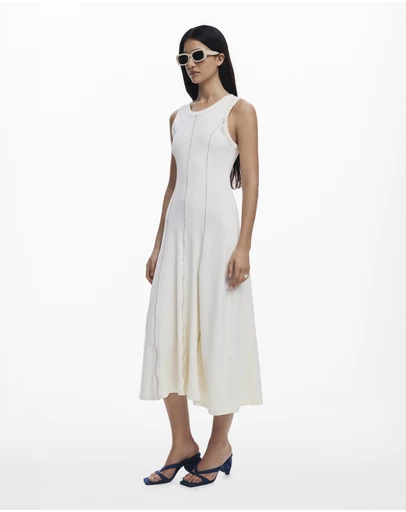 Desigual - Topstitched dress