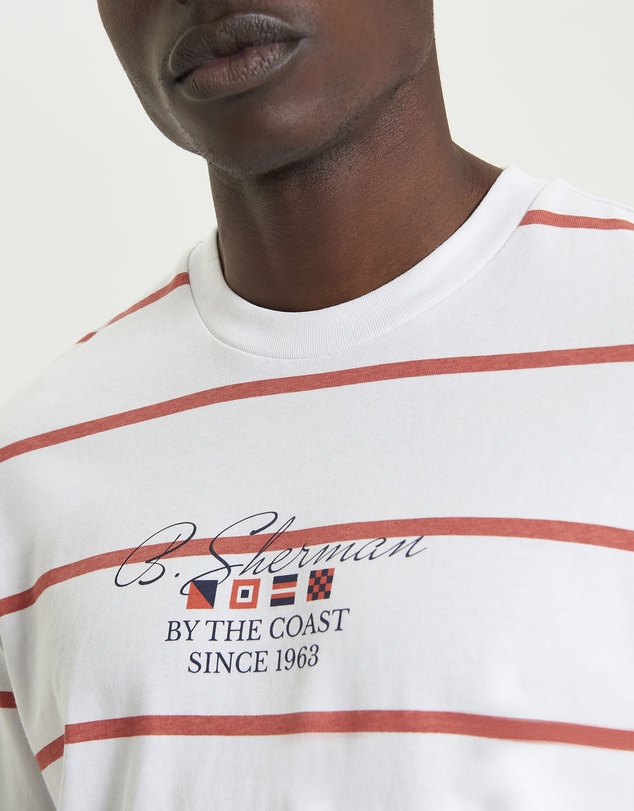 Ben Sherman - Stripe Script T-Shirt