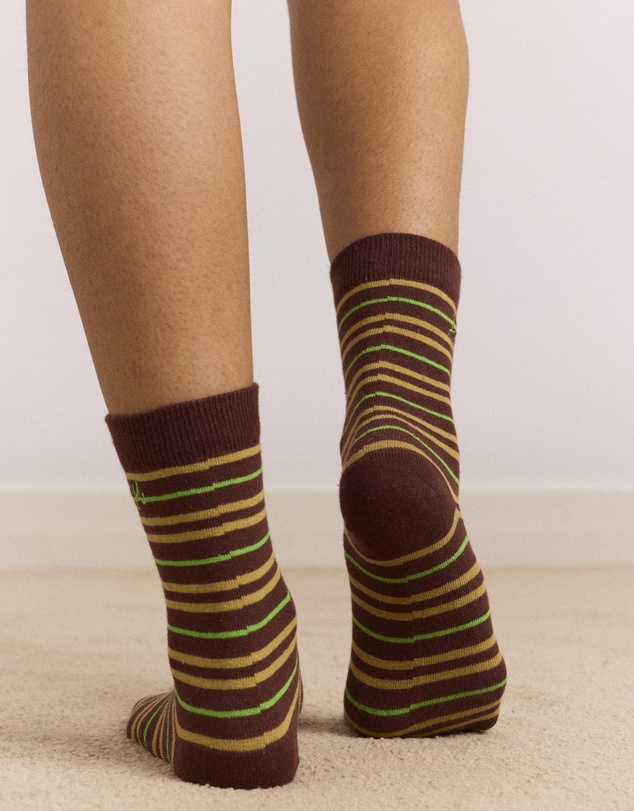Damson Madder - Multi Stripe Socks