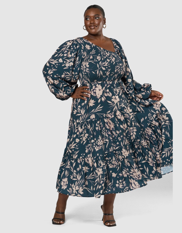 Something 4 Olivia - Loris Asymmetric Midi Dress
