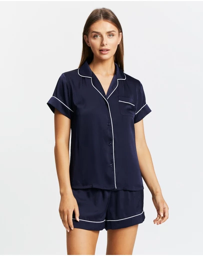 Atmos&Here - Lilah Short Satin PJ Set