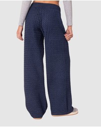 EDIKTED - Portia Relaxed Cable Knit Pants