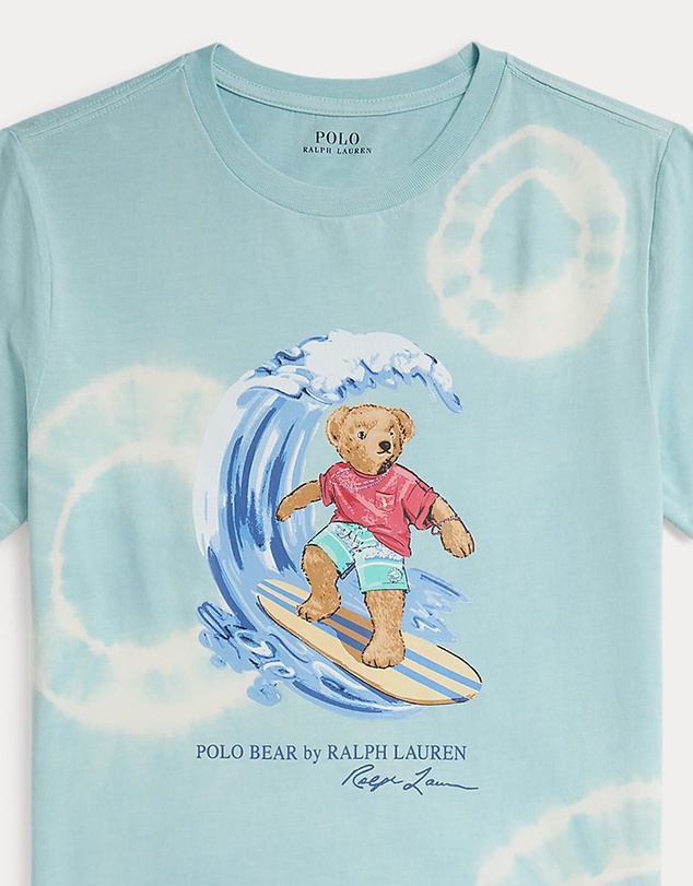 Polo Ralph Lauren - Tie-Dye Polo Bear Cotton Tee - Teens