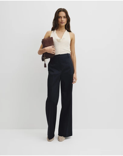 Country Road - Cotton Sateen Wide Pant