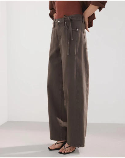 M.N.G - Wide-Leg Jeans With Drawstring