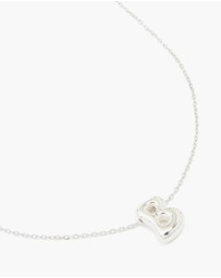 Lovisa - Waterproof Stainless Steel Large Bubble Letter B Necklace