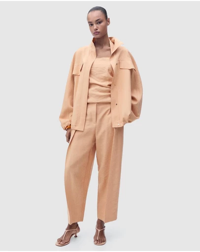 M.N.G - Madame Straight-Fit Lyocell Trousers