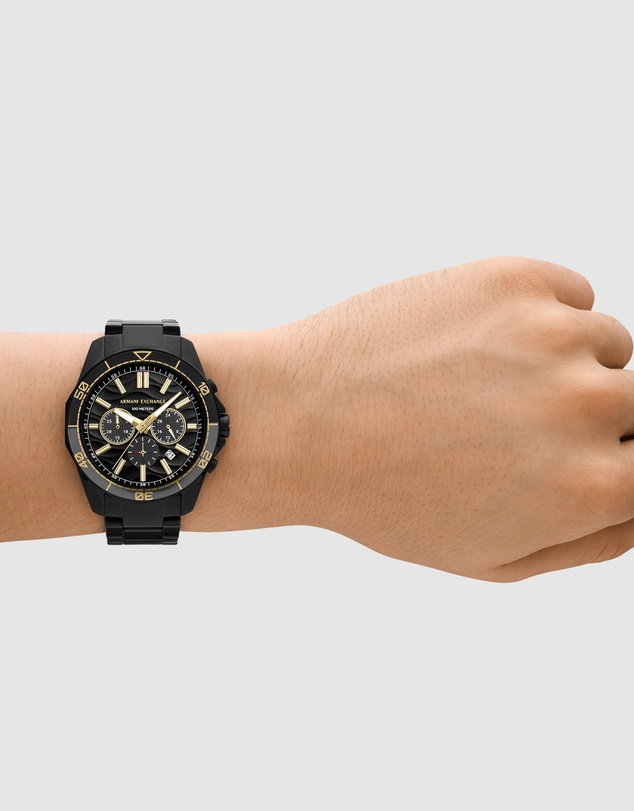 Armani Exchange - Black Chronograph Watch