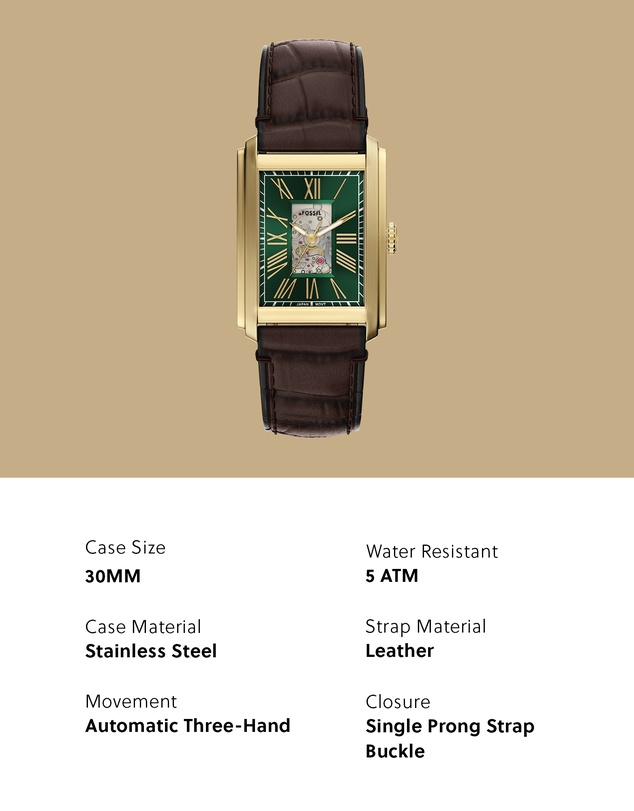 Fossil - Carraway Brown Analogue Watch
