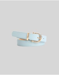 KAJA Clothing - Needle Buckle Belt - Blue