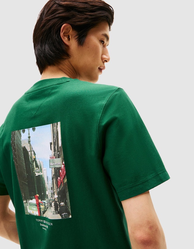 Tommy Hilfiger - Back Print Jersey T-Shirt