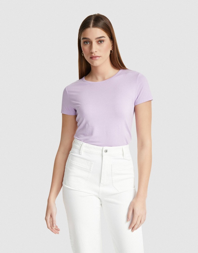 Oxford - Imogen Fine Knit Crew Neck T-Shirt