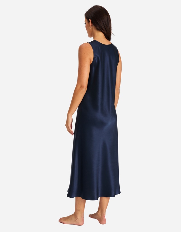 Love and Lustre - Mono Silk Long Nightdress