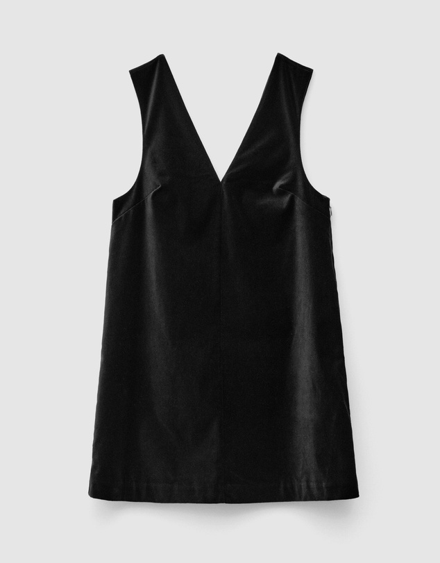 & Other Stories - V-Neck Velvet Mini Dress