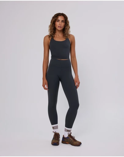 Upstate - Air Sculpt Strappy Sports Tank - Slate