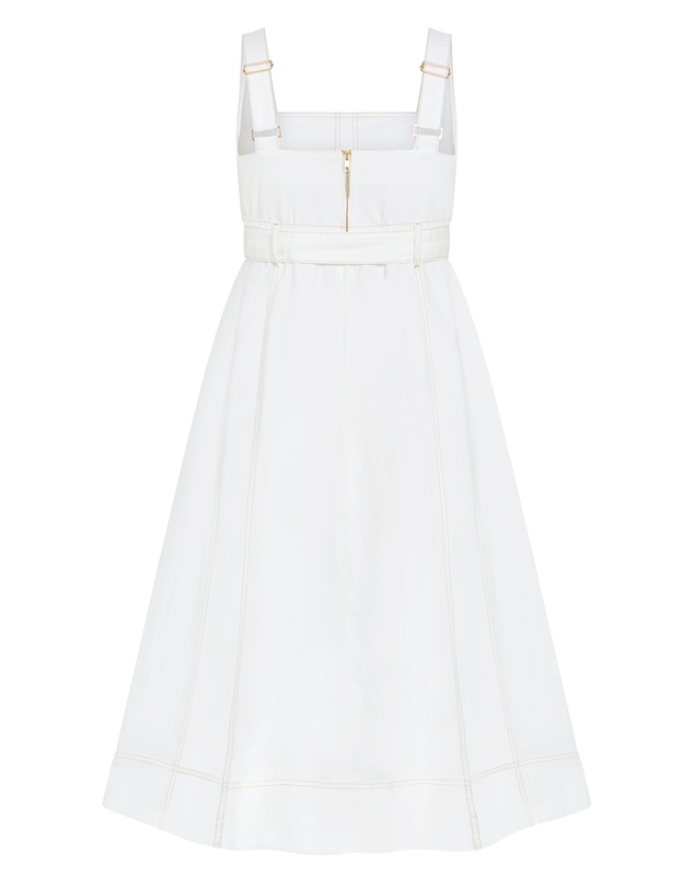 City Chic - Rhia Fit & Flare Denim Dress