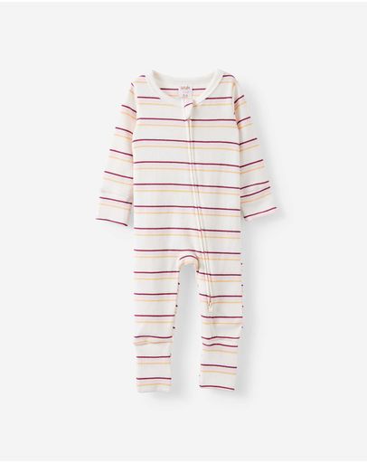 VANILLA-TEA PARTY PINKMAX STRIPE