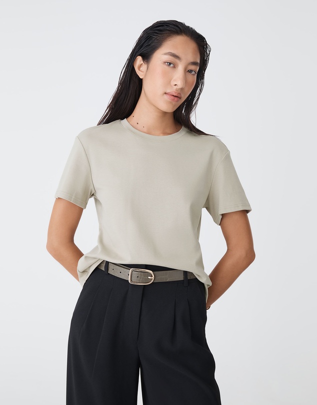 Forcast - May Relaxed Cotton T-shirt