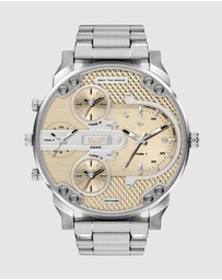 Diesel - Mr. Daddy Slim Silver Tone Chronograph Watch