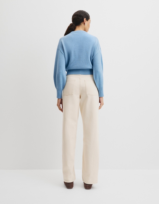 Country Road - Crop Crew Neck Knit