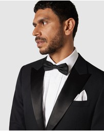 Politix - Slim Fit Premium Wool Silk Tuxedo Jacket