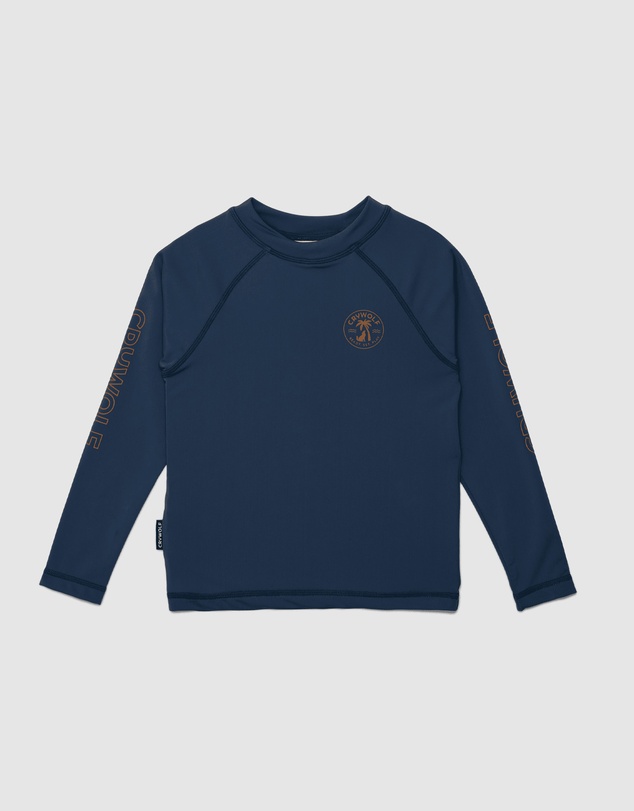 Crywolf - LONG SLEEVE RASH VEST Navy
