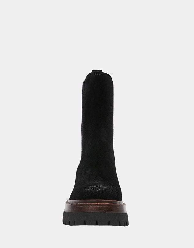 Steve Madden - Blitzen Black Suede Booties