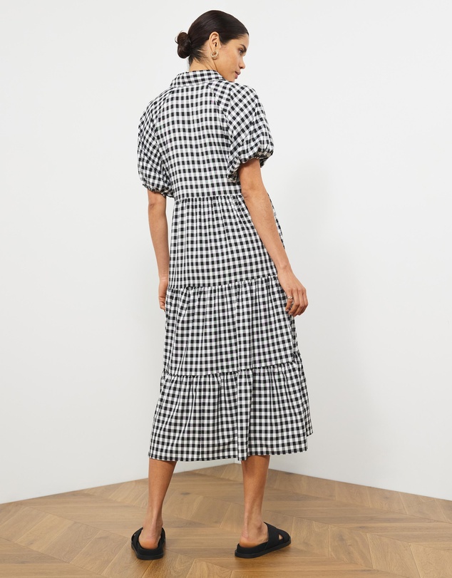 Atmos&Here - Emberly Collared Midi Dress